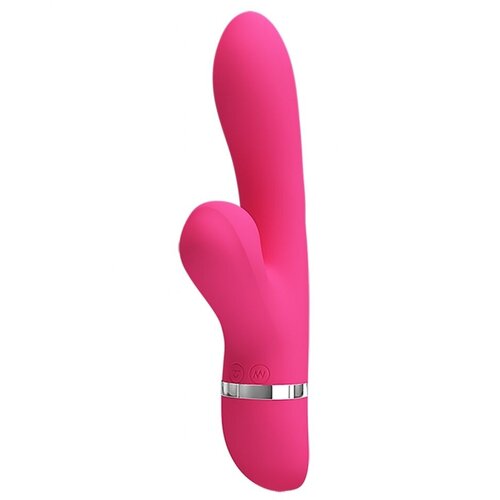  Vibrator Pretty Love Willow Rabbit, 20.4cm, Roze Slike