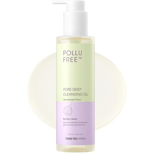 Thank you farmer Ulje za či&amp;scaron;ćenje lica Pollufree Pore Deep Cleansing Oil, 200 ml Slike
