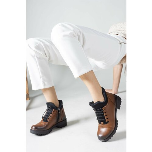 Riccon Tan Skin Women's Boots 0012720 Slike