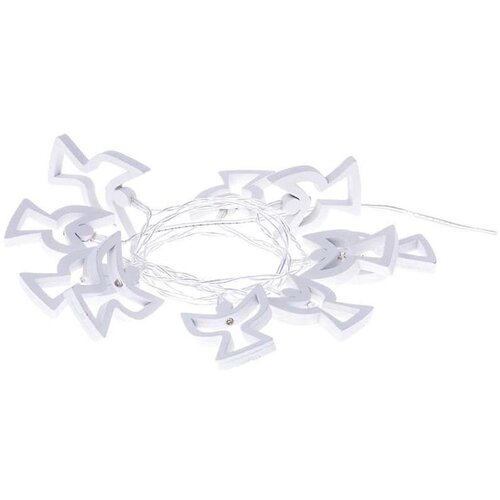  LED lanac CHAIN 10xLED/2xAA 1,85m topla bela Slike