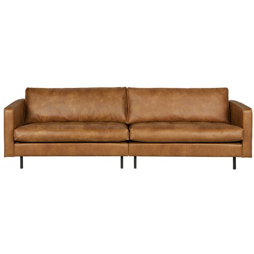 BePureHome smeđi kauč od reciklirane kože Rodeo, 277 cm Slike