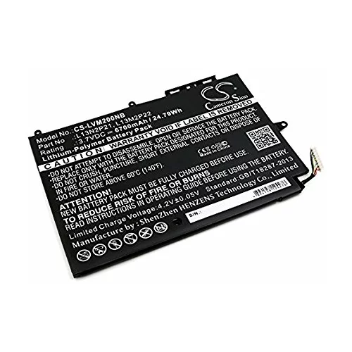 VHBW Baterija za Lenovo IdeaTab Miix 2 10 / Miix 3 10, 6700 mAh