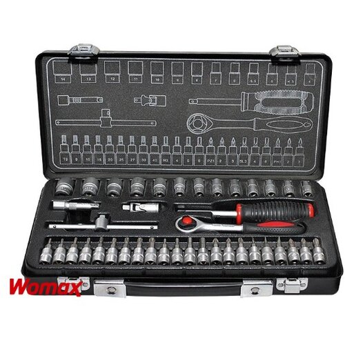 Womax ključ nasadni sa račnom 1/4 set 40kom Cene