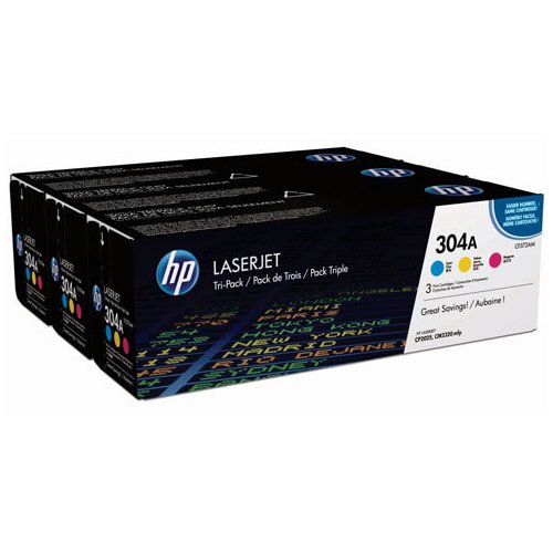 HP Komplet tonerjev CF372AM / 304A (C/M/Y), original Cene