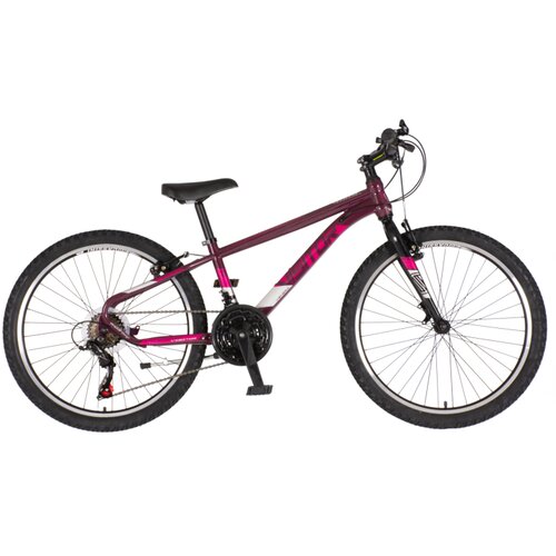 Visitor bicikl radiance 24&amp;quot; bordo roze Slike
