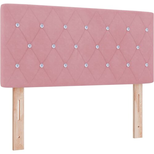  LED Box Spring Krevet s madracem Ružičasta 120 x 200 cm Bar&amp;scaron;un Slike
