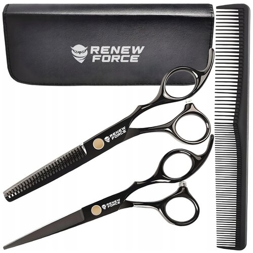 Dexxer pRO frizerski set inox škarij + glavnik QUIFF2 Cene
