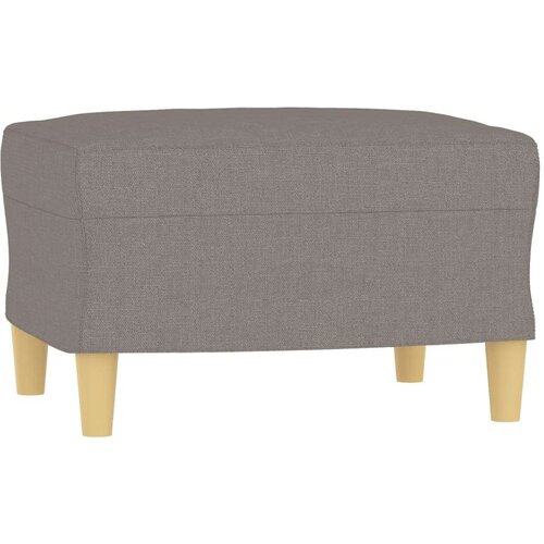  4-dijelni set sofa s jastucima smeđesivi od tkanine Slike