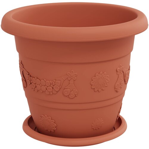  Saksije za biljke 6 pcs Crvena cigla &amp;Oslash; 26 x 21.5 cm Plastika Slike