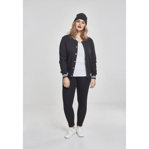 UC Curvy Women's College Sweat Jacket blk/blk Cijene