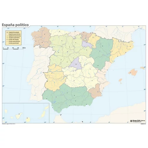 Grupo MUTE MAPA JE ŠPANSKA POLITIKA, (21240697)