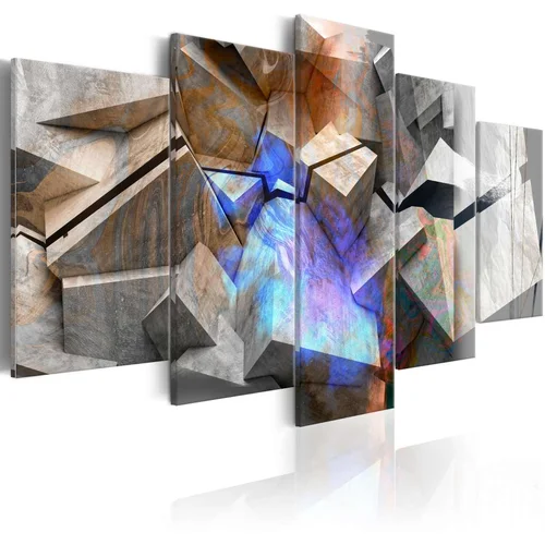  Slika - Abstract Cubes 100x50