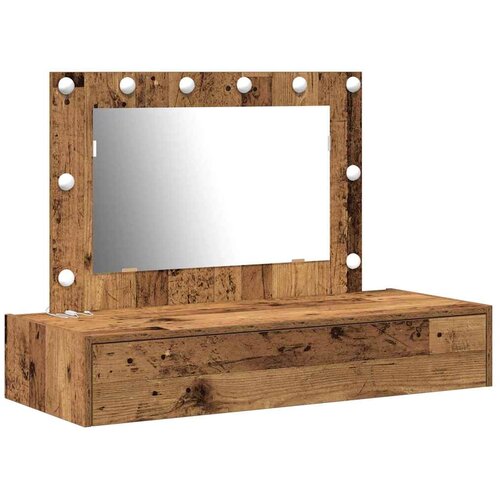  Toaletni stol Smeđa 100 x 40 x 70 cm Konstruirano drvo Slike