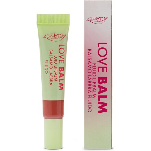 Biopuro LOVE BALM Lip Balm Fluid - 01 mauve Slike