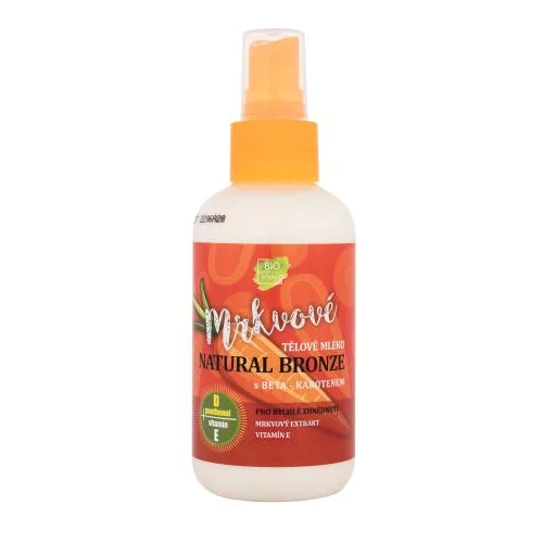 Vivaco Bio Carrot Natural Bronze Body Lotion losion za tijelo za brzo tamnjenje 150 ml