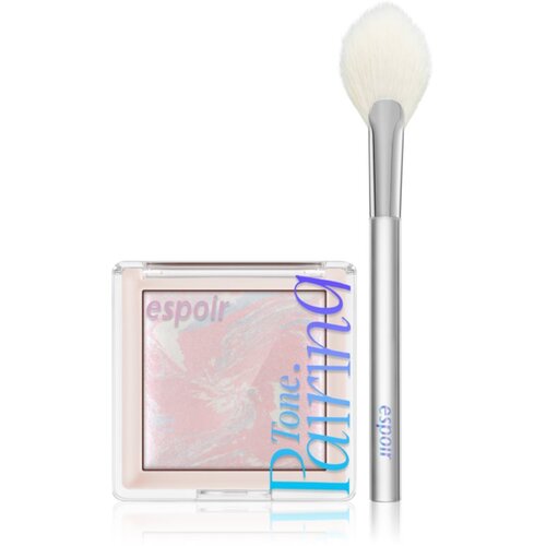espoir Tone Pairing Highlighter osvetljevalec za lica in predel okoli oči s čopičem odtenek Pink Marine 9.6 g Cene