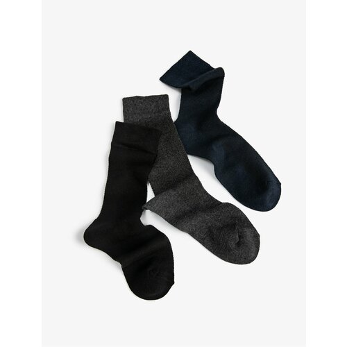 Koton basic 3-Piece socks set multi color Cene