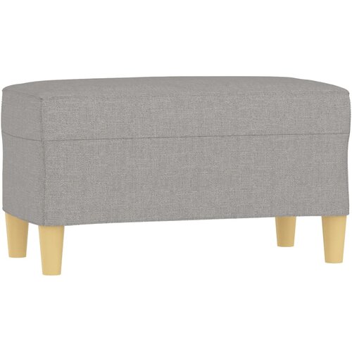 VidaXL Klop svetlo siva 70x35x41 cm blago, (20698532) Slike