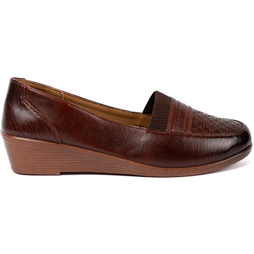 Shelvt Women's slip-on shoes with a textured toe Cene