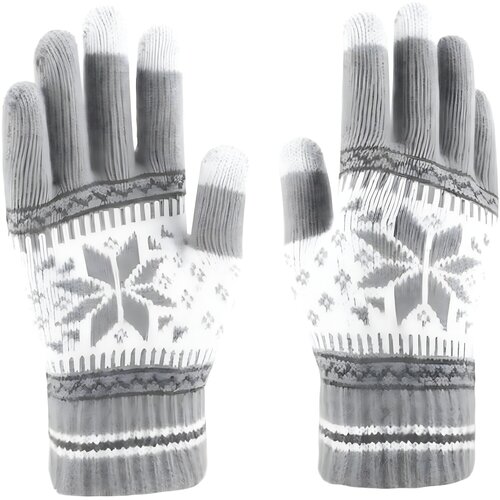 IZMAEL Zimske Rukavice SF-39132 - Siva / Bijela M / L Cijene