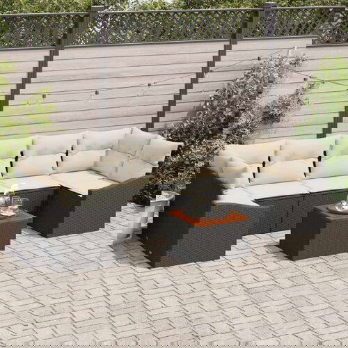 8 komada vrtna soferica s jastučićima crni poli ratan akacija Cijene