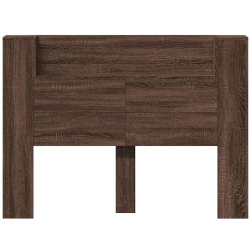  Uzglavlje Smeđi hrast 140 x 16 5 x 103 5 cm Konstruirano drvo Slike