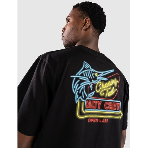 Salty Crew Neon Sign T-shirt black Cene