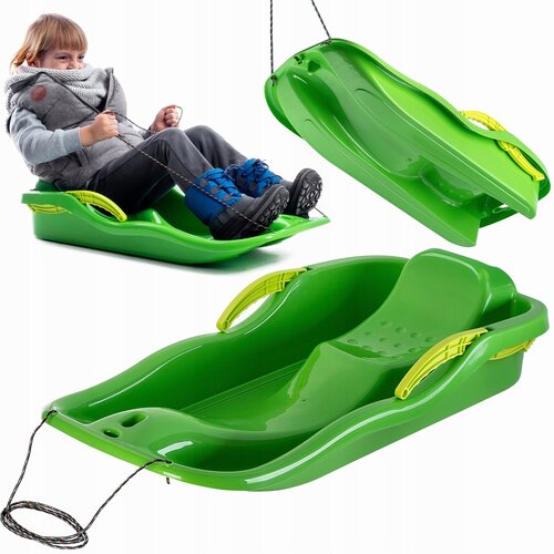 KADAX Sled Drsenje z Zavoro Naslonjalo Plastični Bob Drsenje Velike Z Vrvico, (5000351775) Cene
