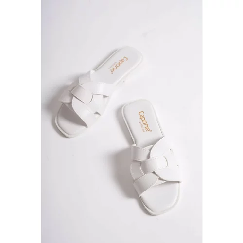 Capone Outfitters Mules - White - Flat