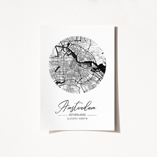 Wallity Poster Amsterdam-2065, 42x59,4 cm Cene