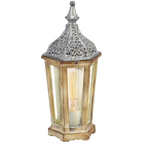Eglo 54618 - LED stona lampa 1xE27/4W/230V srebrna/smeđa Cene