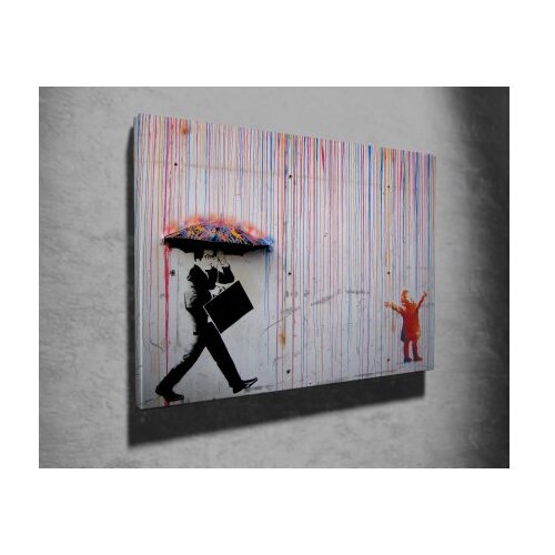  slika s motivom &amp;scaron;arene ki&amp;scaron;e 70x100 cm Slike