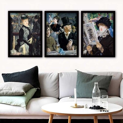 Wallity Set uramljenih slika 3SC_UN195150, 3 Dela Cene