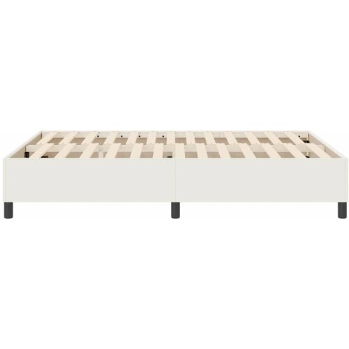  Krevetna platforma Krema 140 x 190 cm Kordura tekstil Slike