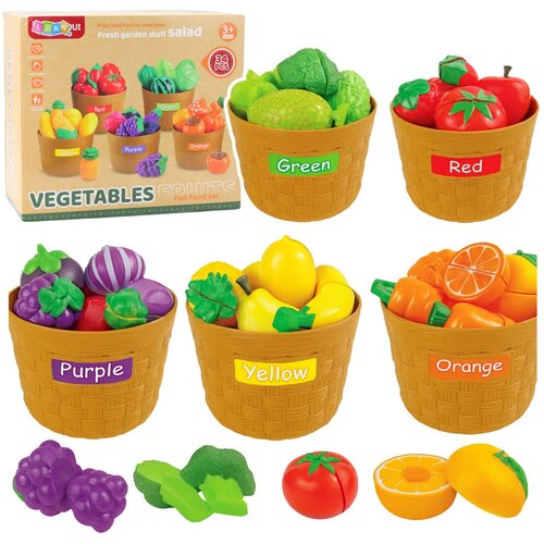  Fruit and Vegetable Sorting Educational Set for Cutting 34 pcs. Cene