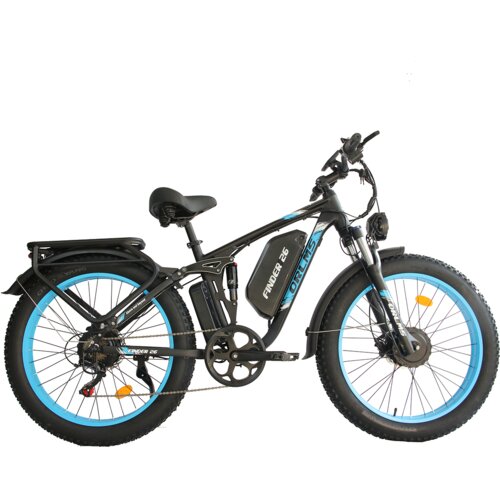 ORLMS Električno kolo V3, 52V Dvojni motorji, baterija 52V 25AH, črno-modro, (5000009083) Cene