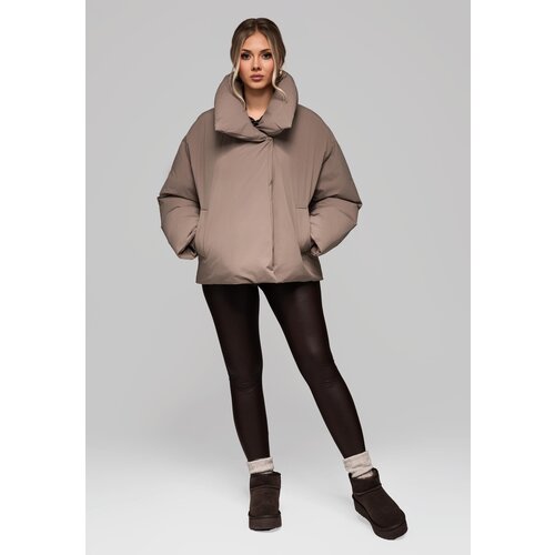 Edoti Women's double-breasted fitted coat LARICA OW-COLC-0108 v3 Cene