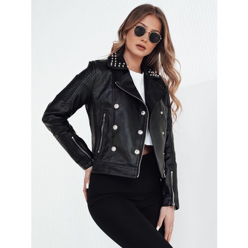 DStreet Kurtka sk&amp;oacute;rzana damska TRUCCO czarna Slike