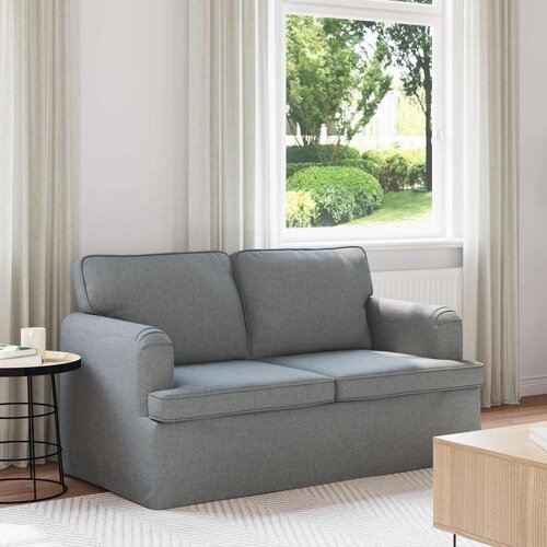 SOFA Svijetlo siva 142 x 80 x 85 cm Metal Cijene