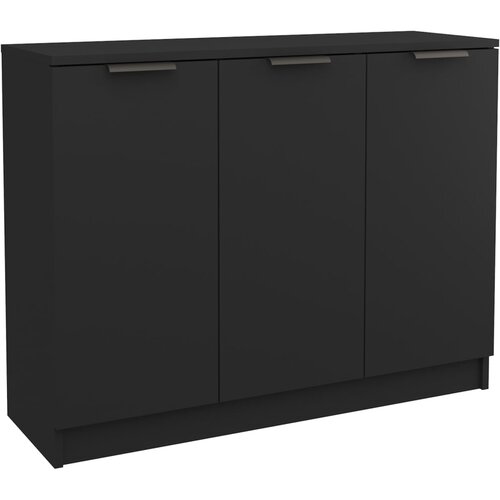 Maison Chic Komoda - Predalnik črna 90,5x30x70 cm konstruiran les, (21715707) Slike