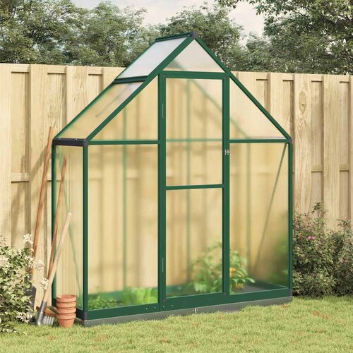  Staklenik s okvirom zeleni 169 x 58 x 202 cm aluminijski Cijene
