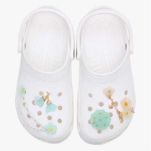 Crocs Blue dainty floral 5 pack Slike