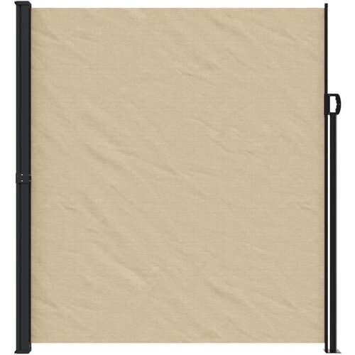  Bočna tenda na uvlačenje bež 220 x 600 cm Slike