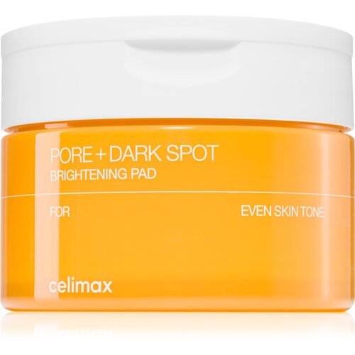 Celimax Pore+Dark Spot Brightening Pad blazinice natopljene tonerom za sjaj i hidrataciju 80 kom Slike