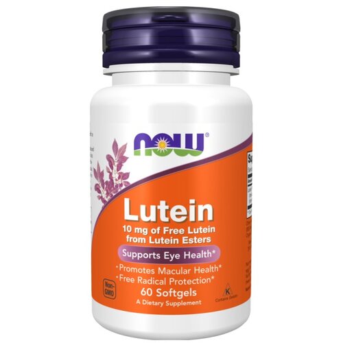 Now Foods Lutein NOW, 10 mg (60 mehkih kapsul) Slike