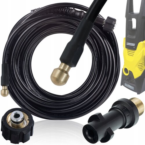 Rosfix Hydroclean Proflex 15M &ndash; Brizgalna Cev Za Či&scaron;čenje Cevi Z Medeno &Scaron;obo In Adapterjem K&auml;rcher Bayonet, (5000222815) Cene