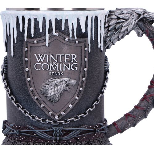 Here Be Dragons Kuća Stark krigla 14,7 cm Slike