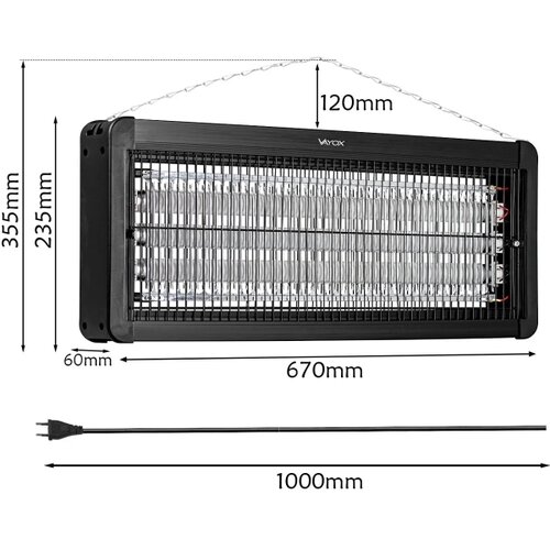  Električni lapač insekata 3x20W/230V 200 m&amp;sup2; Slike