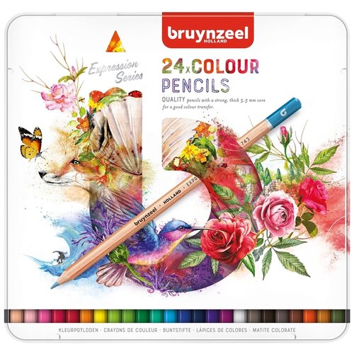  Drvene bojice bruynzeel Expression Series u metalnom pakiranju - 24 ks Cijene