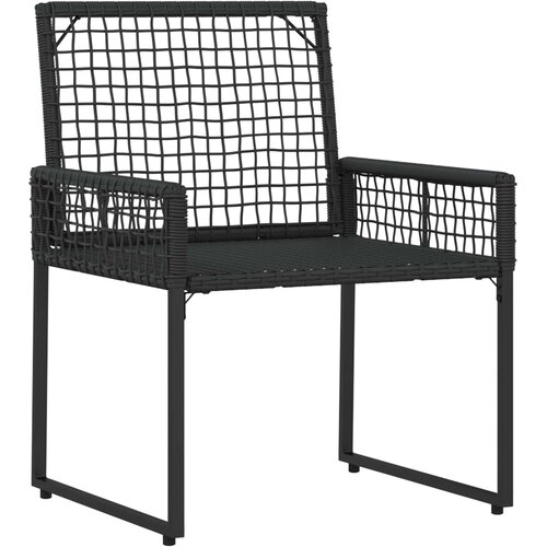  Set vanjskog namje&amp;scaron;taja s jastukom 4 pcs Crna i krem-bijela Slike
